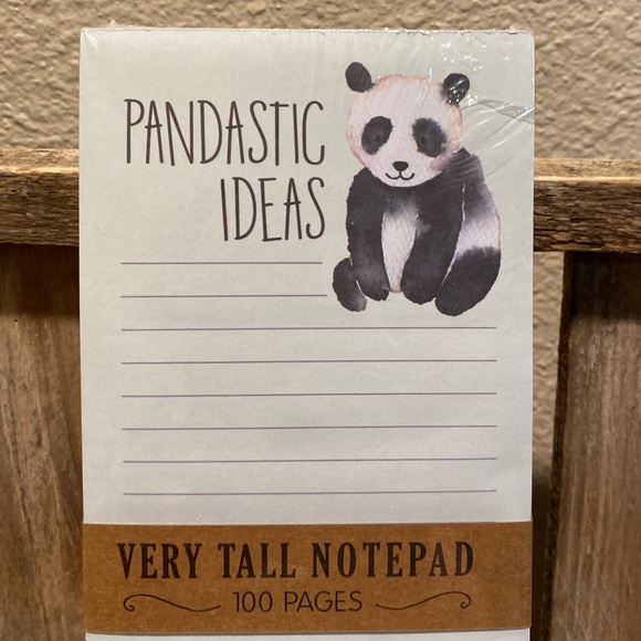Panda Notepad, Pandastic Ideas Notepad, Panda Themed Notepad - Picture 4 of 8